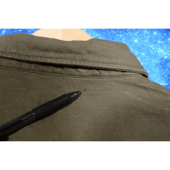 Faherty Polo Shirt Mens Medium Sunwashed Organic Cotton Pocket Casual Golf‎ Top - Picture 8 of 8